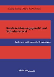 Cover von Bundesverfassungsgericht und Sicherheitsrecht