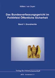 Cover von Das Bundesverfassungsgericht im Politikfeld Öffentliche Sicherheit