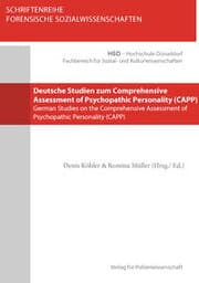 Cover von Deutsche Studien zum Comprehensive Assessment of Psychopathic Personality (CAPP)