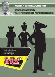 Cover von Strategy University Vol. 2: Prevention and Preparation in Chess