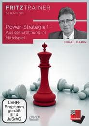 Cover von Mihail Marin: Power-Strategie 1 - Aus der Eröffnung ins Mittelspiel