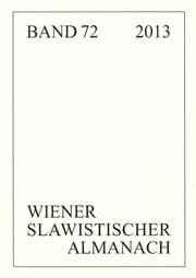 Cover von Wiener Slawistischer Almanach Band 72/2013