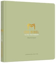 Cover von Menge 2020 (Bibel) AT - Mose bis Samuel: Journaling Edition, Umschlag 'Grün'