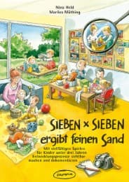 Cover von Sieben x Sieben ergibt feinen Sand