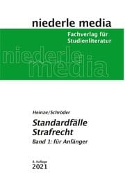 Cover von Standardfälle Strafrecht 1: für Anfänger