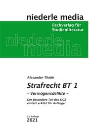 Cover von Strafrecht BT 1