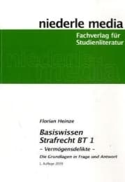 Cover von Basiswissen Strafrecht BT 1 - Vermögensdelikte