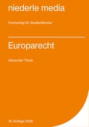 Cover von Europarecht - 2025