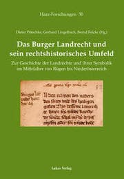 Cover von Das Burger Landrecht und sein rechtshistorisches Umfeld