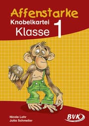 Cover von Affenstarke Knobelkartei Klasse 1