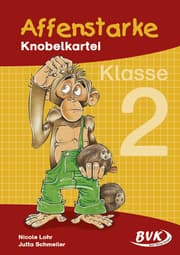 Cover von Affenstarke Knobelkartei Klasse 2