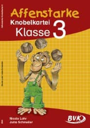 Cover von Affenstarke Knobelkartei Klasse 3