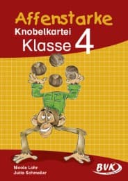 Cover von Affenstarke Knobelkartei Klasse 4