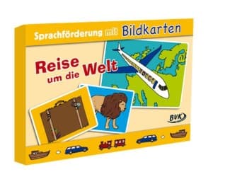 Cover von Sprachförderung mit Bildkarten 'Reise um die Welt'