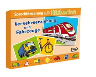 Cover von Sprachförderung mit Bildkarten Verkehrserziehung und Fahrzeuge