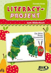 Cover von Literacy-Projekt zum Bilderbuch von Eric Carle 'Die kleine Raupe Nimmersatt'