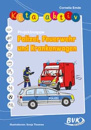 Cover von Projektmappe Polizei, Feuerwehr und Krankenwagen