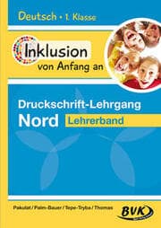 Cover von Inklusion von Anfang an - Druckschrift-Lehrgang Nord