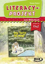 Cover von Literacy-Projekt zum Bilderbuch 'Die Torte ist weg!'