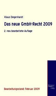 Cover von Das neue GmbH-Recht 2009