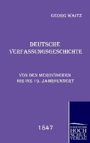 Cover von Deutsche Verfassungsgeschichte