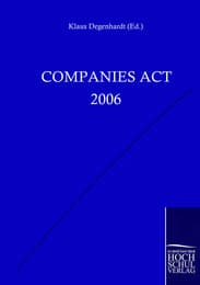 Cover von Companies Act 2006