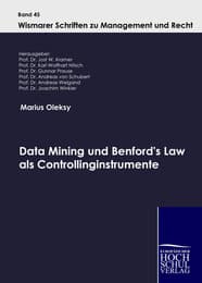 Cover von Data Mining und Benford's Law als Controllinginstrumente