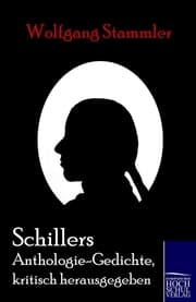 Cover von Schillers Anthologie-Gedichte, kritisch herausgegeben