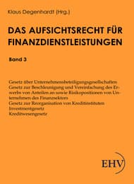 Cover von Aufsichtsrecht über Finanzdienstleistungen