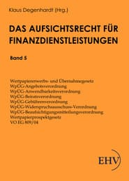 Cover von Aufsichtsrecht für Finanzdienstleistungen