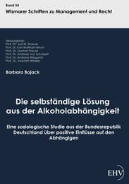 Cover von Die selbständige Lösung aus der Alkoholabhängigkeit