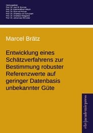 Cover von Entwicklung eines Schätzverfahrens zur Bestimmung robuster Referenzwerte auf geringer Datenbasis unbekannter Güte