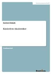 Cover von Kinderlose Akademiker