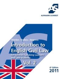 Cover von Introduction to English Civil Law for German-Speaking Lawyers and Law Students 2