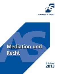 Cover von Mediation und Recht