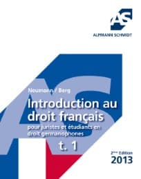 Cover von Introduction au droit francais I