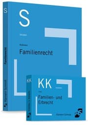 Cover von Skript Familienrecht + Karteikarten Familien- und Erbrecht