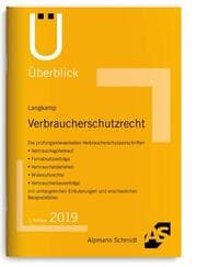 Cover von Verbraucherschutzrecht
