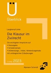 Cover von Die Klausur im Zivilrecht