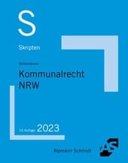 Cover von Skript Kommunalrecht NRW