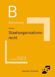 Cover von Basiswissen Staatsorganisationsrecht