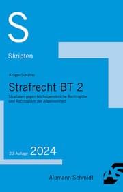 Cover von Skript Strafrecht BT 2
