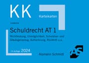 Cover von Karteikarten Schuldrecht AT 1