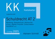 Cover von Karteikarten Schuldrecht AT 2