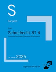 Cover von Skript Schuldrecht BT 4