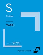 Cover von Skript VwGO