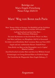 Cover von Marx' Weg von Bonn nach Paris