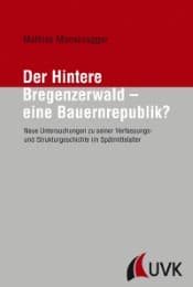 Cover von Der Hintere Bregenzerwald - eine Bauernrepublik?