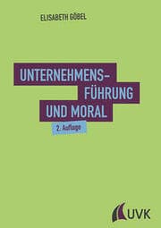 Cover von Unternehmensführung und Moral