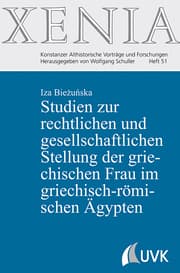 Cover von Studien zur rechtlichen und gesellschaftlichen Stellung der griechischen Frau im griechisch-römischen Ägypten